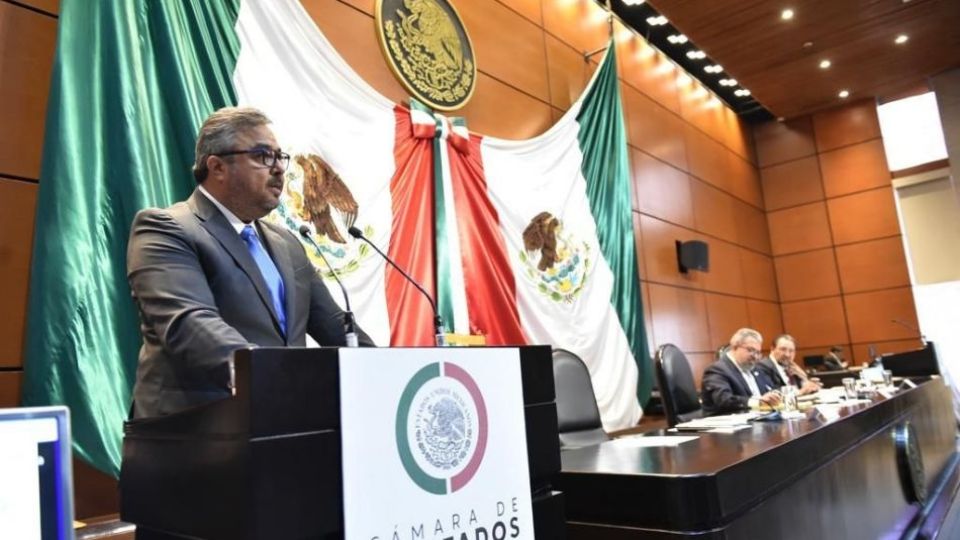 El diputado federal por Nuevo León, Víctor Pérez, presidente de la Comisión de Comunicaciónes y Transportes en la Cámara Baja