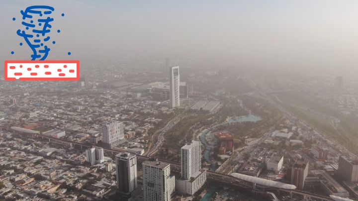 Viento ‘texano’ traería tolvaneras y contaminación a Monterrey: ¿Cuándo?