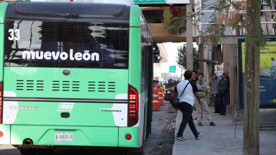 Transporte público en Nuevo León.