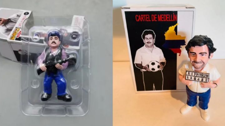 Lanzan a la venta muñecos chinos de 'El Chapo', Ovidio y Pablo Escobar