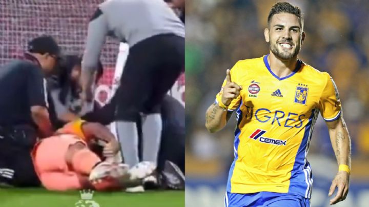 Andy Delort, ex de Tigres, sufre desmayo y convulsiona en pleno partido
