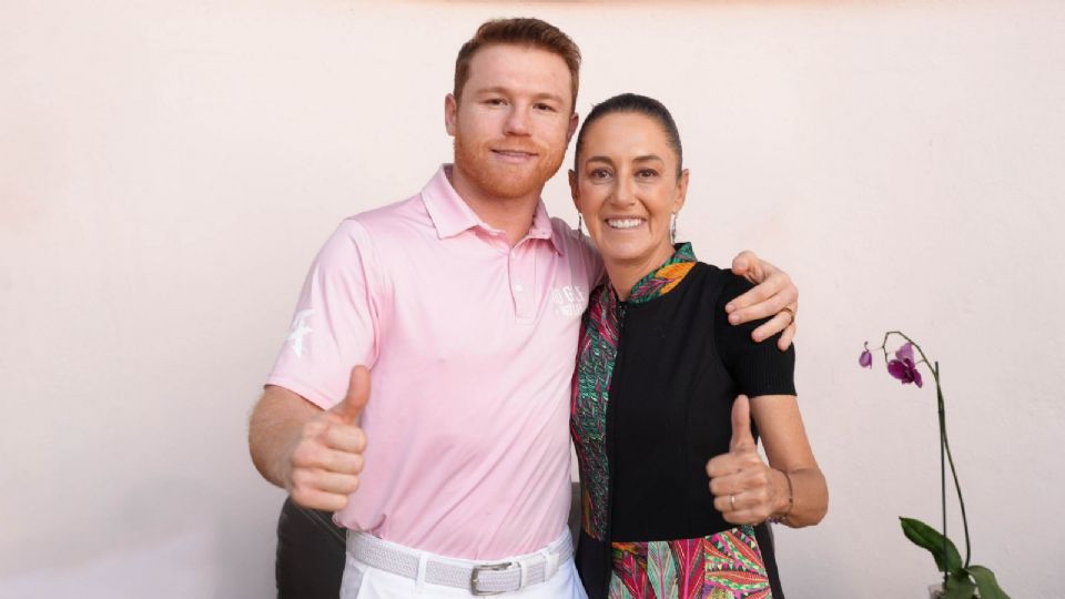 Saúl ‘Canelo’ Álvarez, expresó su apoyo a Claudia Sheinbaum