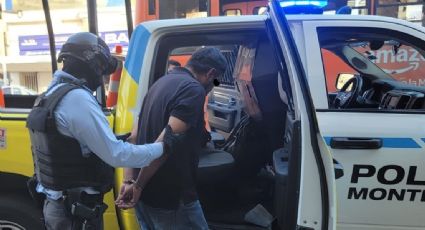 Detienen a hombre por tráfico de personas en el centro de Monterrey