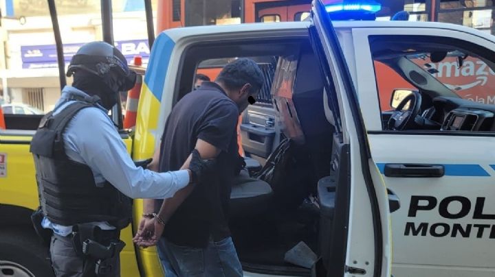 Detienen a hombre por tráfico de personas en el centro de Monterrey