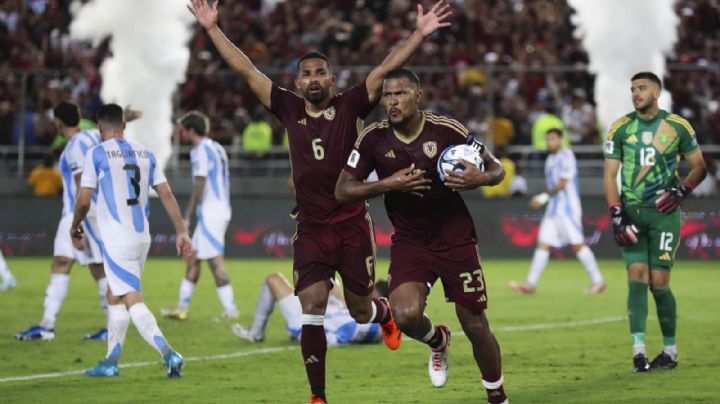 CONMEBOL: Rondón salva a Venezuela y empata ante Argentina