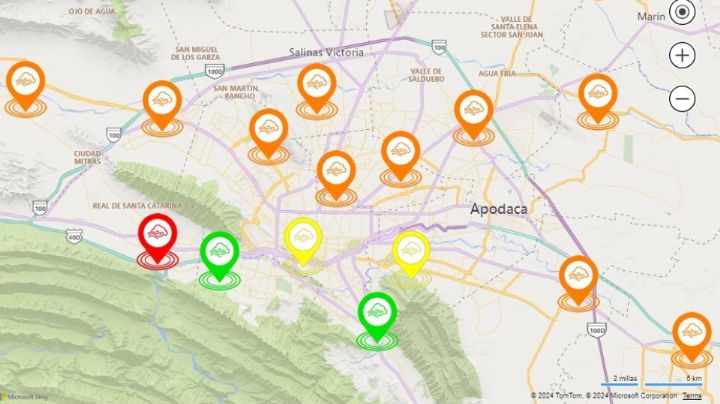 Zona metropolitana registra mala calidad del aire este viernes