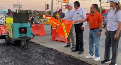 Pese a no tener recursos, inician reparación de baches en Guadalupe