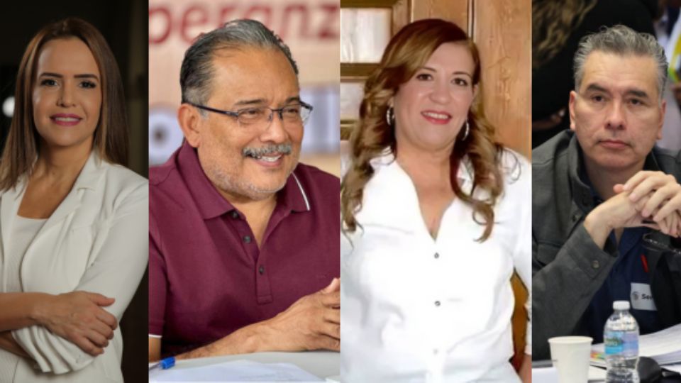 Clara Luz Flores, Andrés Mijes, Judith Díaz, Waldo Fernández.