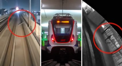 Video: Hombre intenta descarrilar tren de Metrorrey en Línea 1