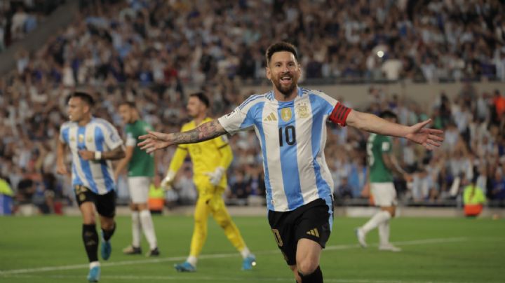 CONMEBOL: Messi brilla con un hat-trick en la goleada de Argentina a Bolivia