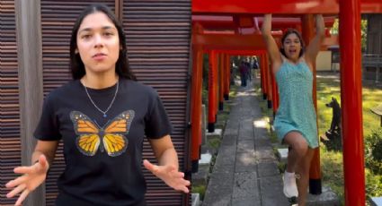 Japoneses critican a influencer chilena por usar símbolo sagrado para ejercitarse