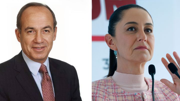 Claudia Sheinbaum llama cínico a Felipe Calderón tras tuits del expresidente