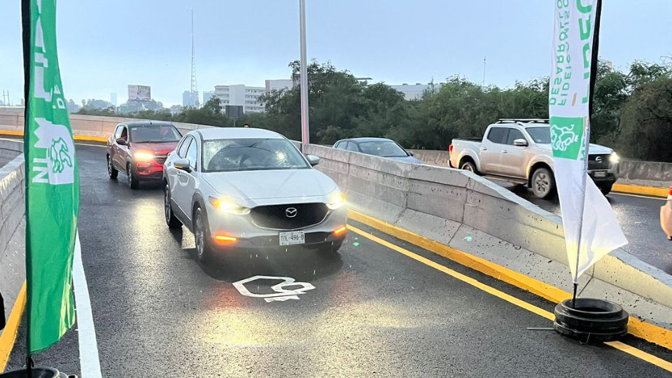 Gaza vehicular recién inaugurada en Guadalupe