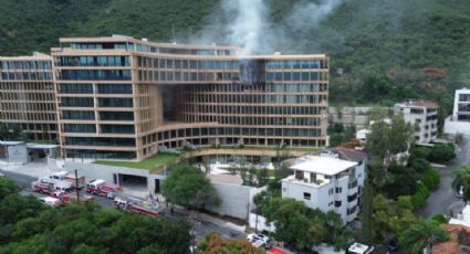 Se incendia torre de departamentos Akumal en San Pedro