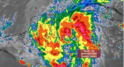 Emiten alerta por potencial ciclón tropical 'Quince'; va rumbo a Quintana Roo