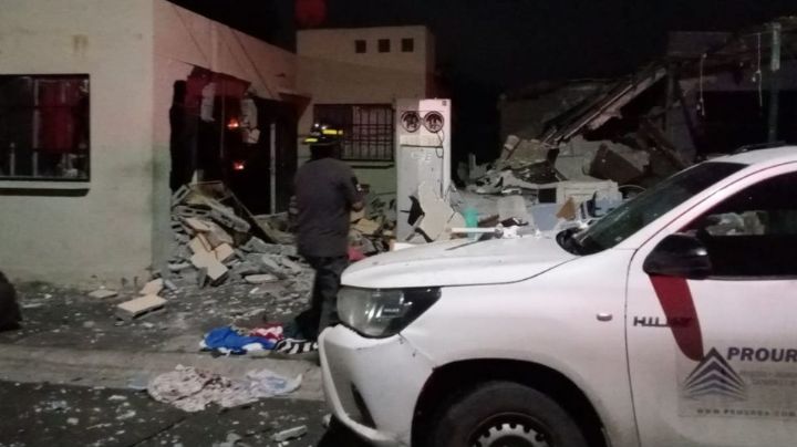 Explosión de casa deja 3 personas lesionadas en Pesquería