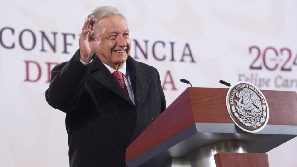 Expresidente Andrés Manuel López Obrador en su última conferencia de prensa