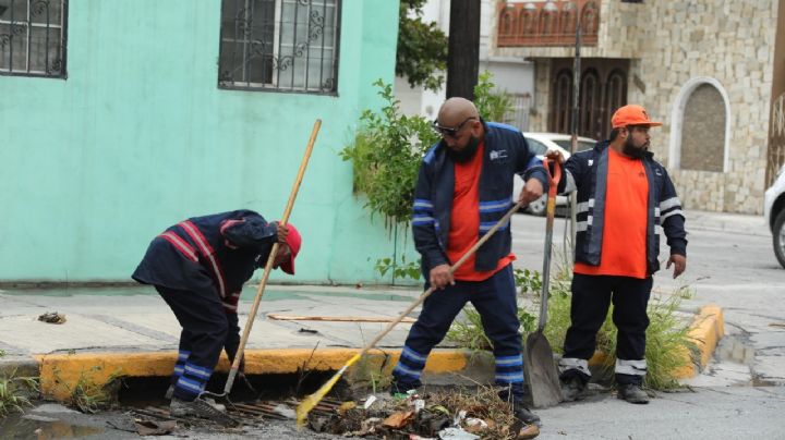 Tras lluvias, recolectan 43.9 toneladas de basura en Monterrey