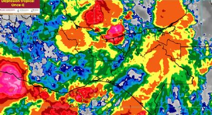 Se forma depresión tropical 'Once-E frente' a costas de Oaxaca y Chiapas