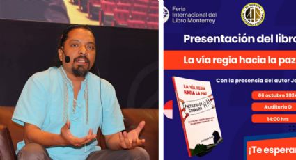 Activista presentará su libro 'La vía regia hacia la paz' en la FIL Monterrey