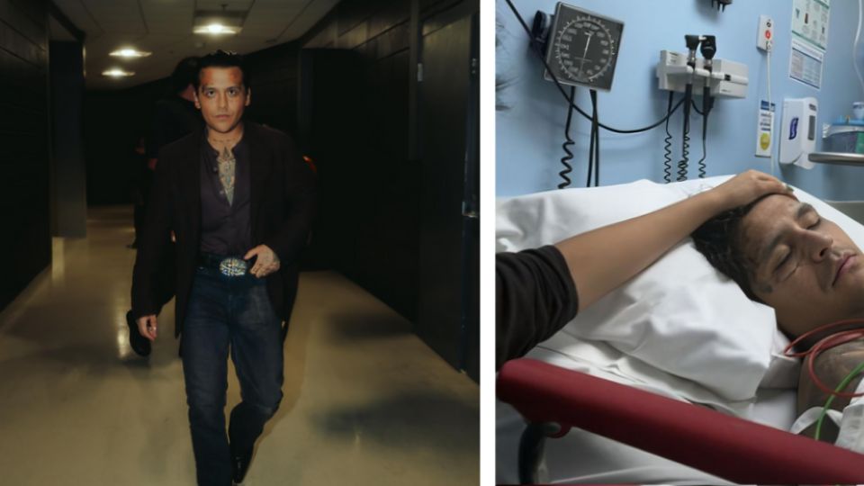 Christian Nodal fue llevado al hospital de emergencia ayer martes 1 de octubre