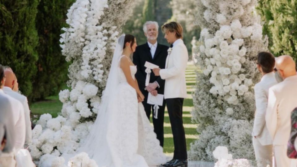 La pareja tuvo una segunda boda, ahora en Florencia, Italia.