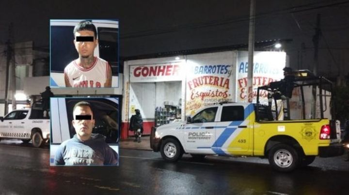 Detienen a dos con portación de mariguana en Monterrey