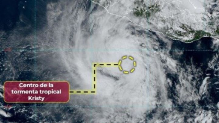 Se forma tormenta tropical Kristy, ¿En cuáles Estados provocará lluvias muy fuertes?