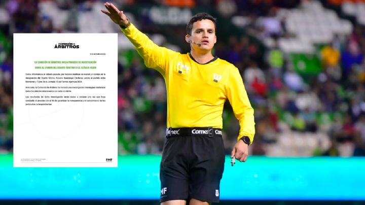 Relevan a árbitro de Clásico Regio por ‘estado inconveniente’; Comisión investiga