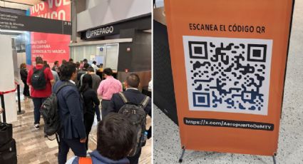 Aeropuerto de Monterrey: ¿Por qué colocaron códigos QR en los pasillos?