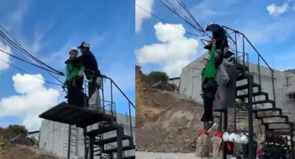 Joven regia cae de atracción 'columpio extremo' en Real de Catorce, SLP