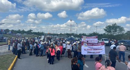 Protestan en apoyo a la reforma del Poder Judicial en Ciudad Victoria