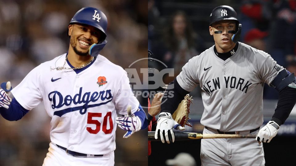 Por parte de los Dodgers es Mookie Betts y por los Yankees Aaron Judge