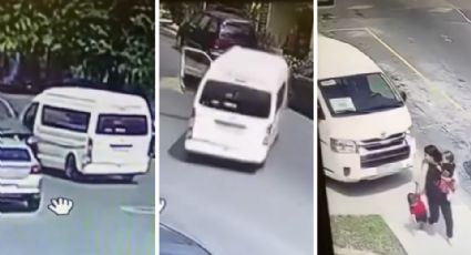 Video: Camioneta sin frenos ‘persigue’ a mujer y dos niños en San Pedro