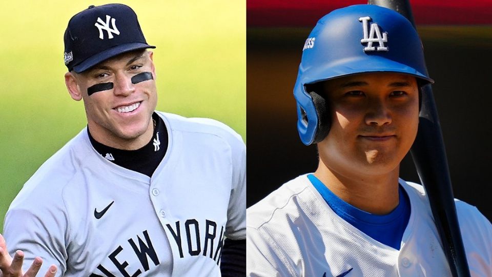 Shohei Ohtani y con Aaron Judge, principales candidatos al premio Jugador Más Valioso de la temporada regular.