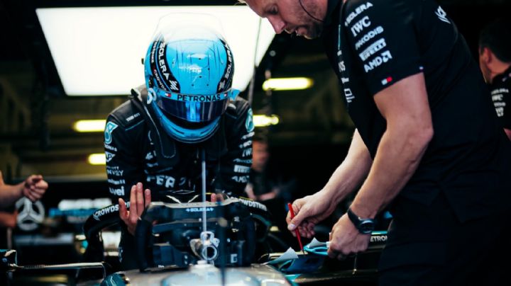 F1: Russell lidera unos accidentados libres en México; 'Checo' fue décimo y 'Pato', decimotercero