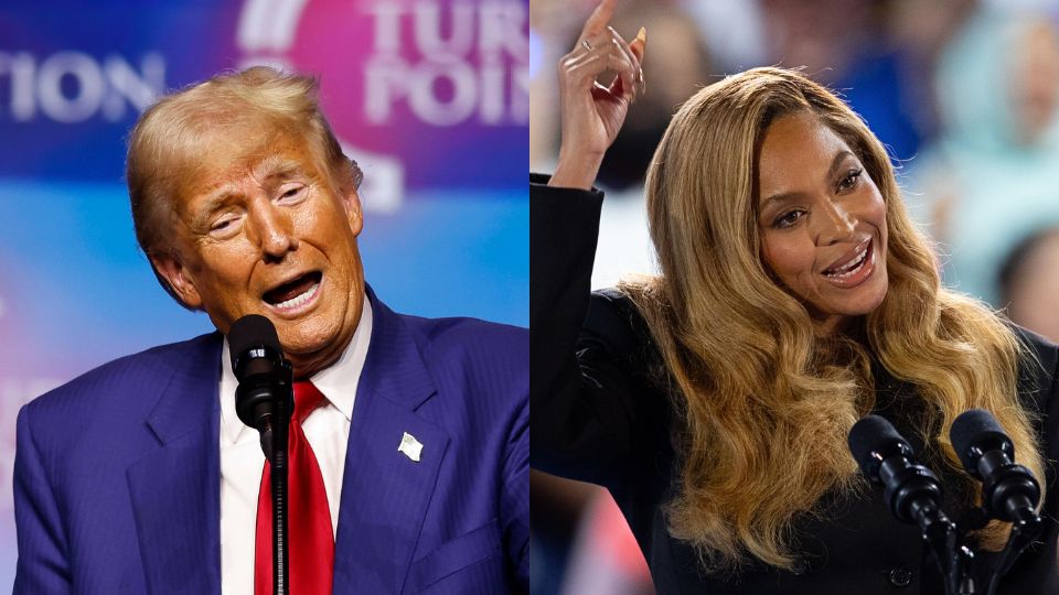 Trump arremete contra Beyoncé en mitin.