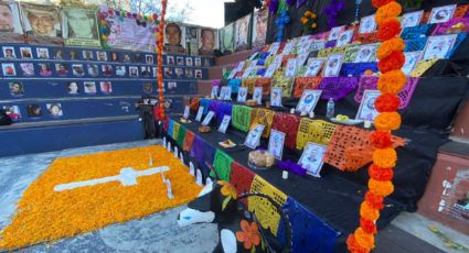 Instalan altar de muertos en honor a personas desaparecidas que fueron localizadas sin vida