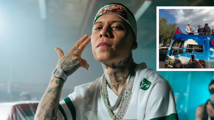 Video: Santa Fe Klan sufre accidente durante festejos de San Judas Tadeo