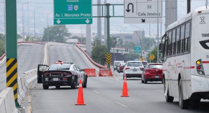 Abrirán lateral del puente Morones y Jiménez en San Pedro