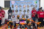 Colocan altar de muertos en honor a los desaparecidos en Nuevo León