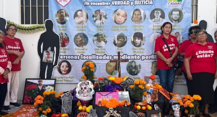 Colocan altar de muertos en honor a los desaparecidos en Nuevo León