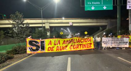 Vecinos vuelven a bloquear Ruiz Cortines para exigir su ampliación