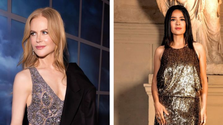 Video: Acusan que Nicole Kidman fue grosera con Salma Hayek en evento de Balenciaga