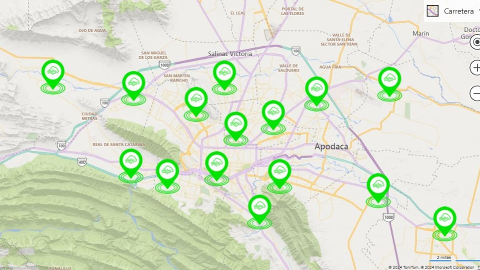 Monterrey registra buena calidad del aire.