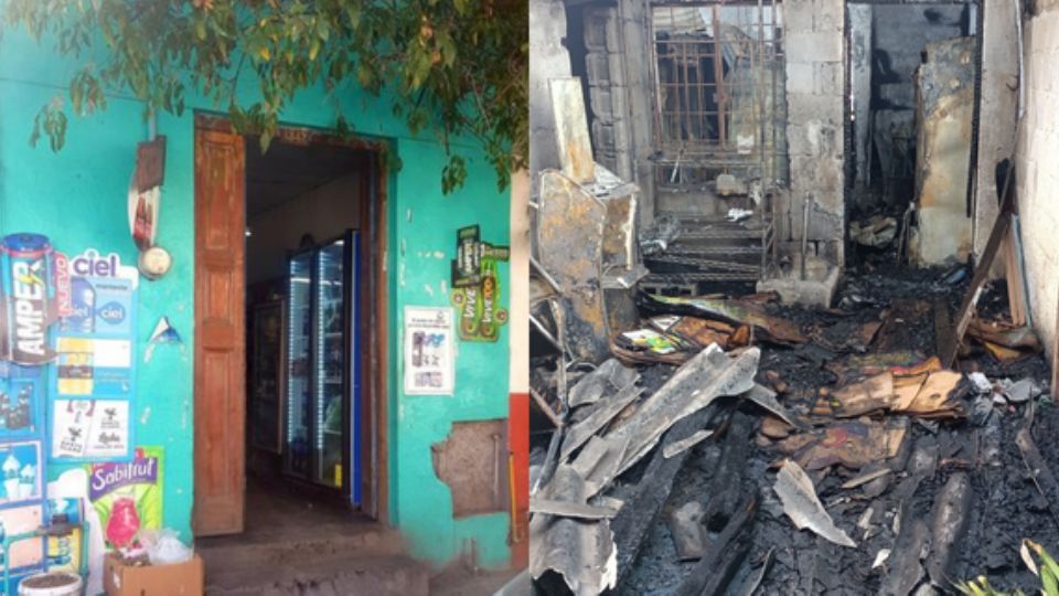 Tienda 'Los juguitos', se incendió