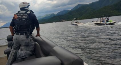 Rescatan a los tripulantes de una lancha que quedó varada en la presa La Boca