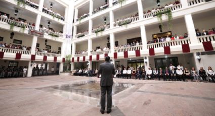 Américo Villarreal inaugura rehabilitación de Palacio de Gobierno