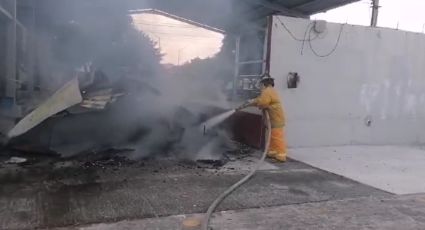 Se incendia la cooperativa de una primaria en San Nicolás