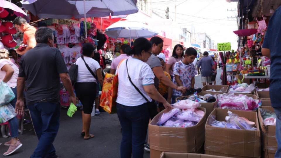 Comercio informal en Monterrey.